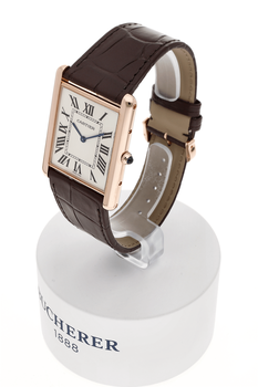 Tank Louis Cartier Rose Gold Manual