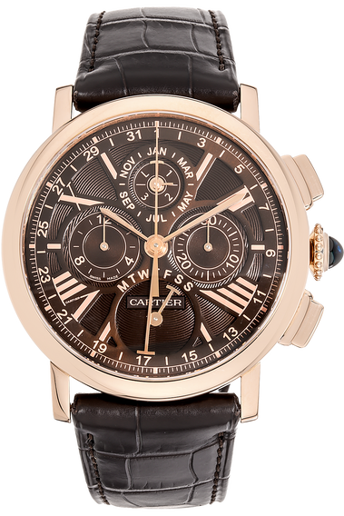 Rotonde de Cartier Perpetual Calendar Chrono Rose Gold Automatic