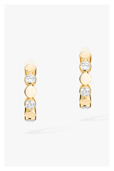 D-Vibes Hoops in Yellow Gold