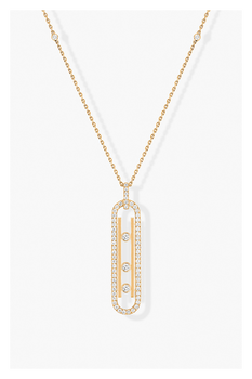 Move 10th Pendant in Yellow Gold