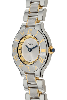 Must 21 Yellow Gold-Plated and Stainless Steel Quartz