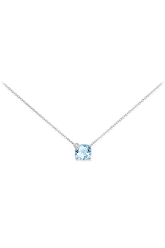 Peekaboo Aquamarine Neck Pendant