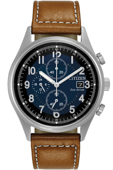 Eco-Drive Stainless Steel Chandler Chronograph