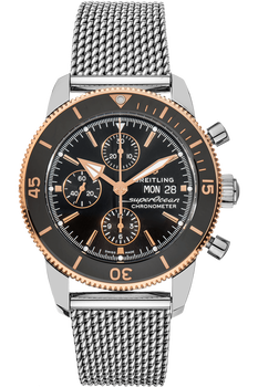 SuperOcean Heritage Chronograph Rose Gold and Stainless Steel Automatic