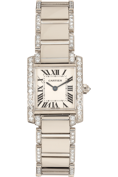 Tank Francaise White Gold Quartz