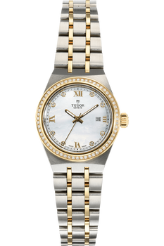 Tudor Royal Yellow Gold and Stainless Steel Automatic