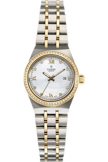 Tudor Royal Yellow Gold and Stainless Steel Automatic