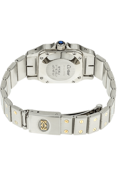Santos Galbee Yellow Gold and Stainless Steel Automatic