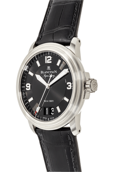 Leman Aqua Lung Large Date Stainless Steel Automatic