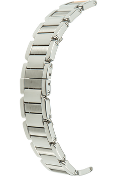 Tank Anglaise Rose Gold and Stainless Steel Quartz