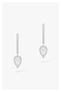 Joy Earrings in White Gold