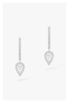 Joy Earrings in White Gold