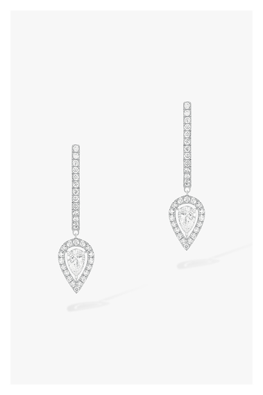 Joy Earrings in White Gold