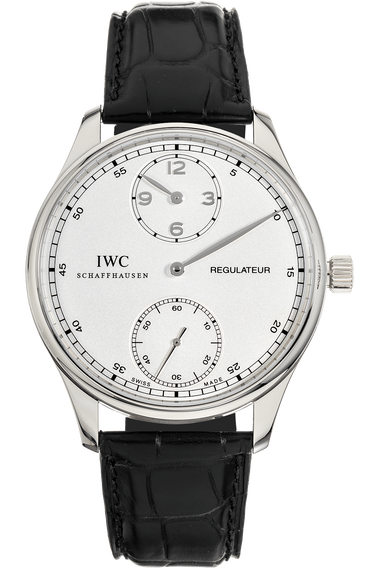Pre Owned IWC Schaffhausen Portuguese Regulateur Limited Edition Platinum Manual