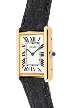 Tank Solo Yellow Gold and Stainless Steel Quartz