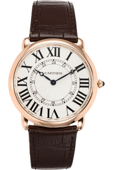 Ronde Louis Cartier Rose Gold Manual