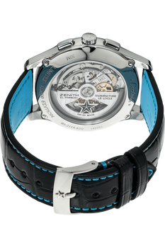 Blue Primero Captain Chronograph Stainless Steel Automatic