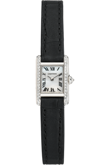 Mini Tank White Gold Quartz