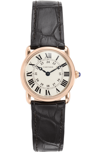 Ronde Louis Cartier Rose Gold Quartz