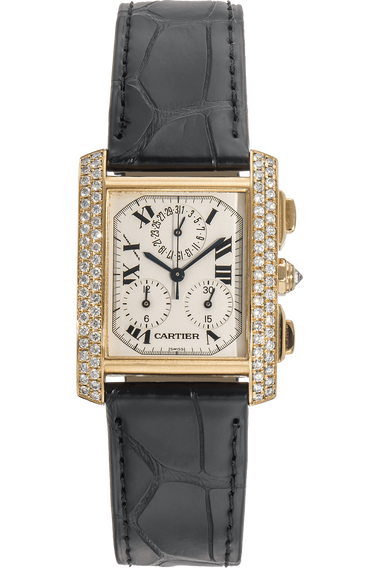 Tank Francaise Chronograph Yellow Gold Quartz