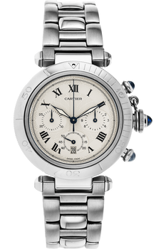 Pre Owned Cartier Pasha Diver Chronograph Stainless Steel Automatic
