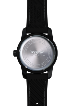 44mm 3-Hand Black IP