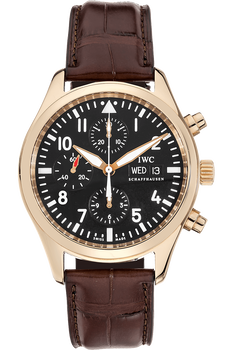 Pre Owned IWC Pilot s Chronograph Rose Gold Automatic