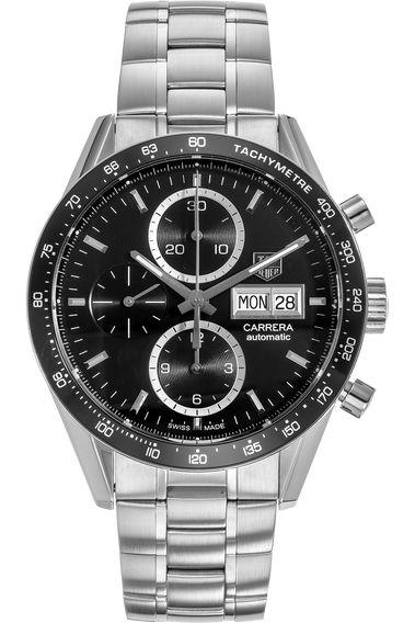 Carrera Day Date Chronograph Stainless Steel Automatic