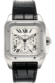 Santos 100 Chronograph Stainless Steel Automatic