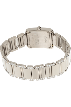 Tank Francaise White Gold Quartz