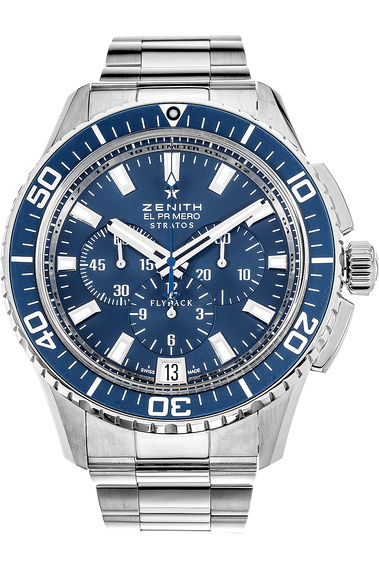 El Primero Stratos Flyback Stainless Steel Automatic