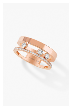 Move Romane Ring in Pink Gold Size 54