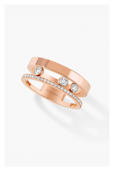 Move Romane Ring in Pink Gold Size 54