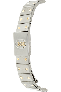 Santos Galbee Yellow Gold and Stainless Steel Automatic