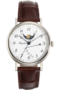 Classique Phase de Lune White Gold Automatic