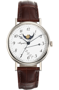 Classique Phase de Lune White Gold Automatic