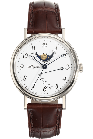 Classique Phase de Lune White Gold Automatic