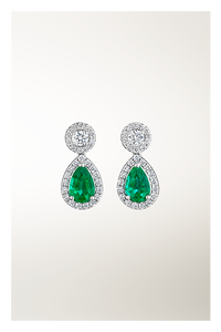 Emerald Earrings 0.95 ct.
