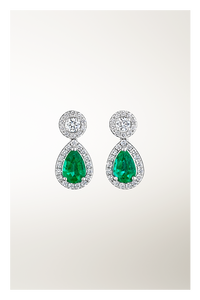 Emerald Earrings 0.95 ct.