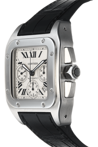Santos 100 Chronograph Stainless Steel Automatic