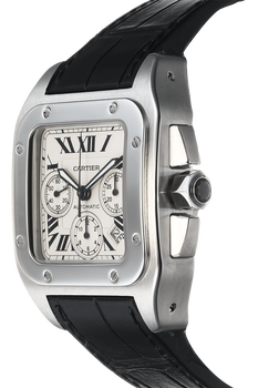 Santos 100 Chronograph Stainless Steel Automatic