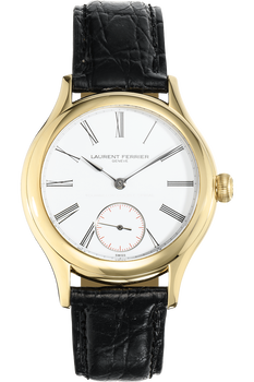 Classic Tourbillon White Enamel Grand Feu Yellow Gold Manual