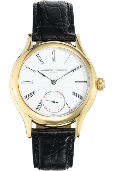 Classic Tourbillon White Enamel Grand Feu Yellow Gold Manual