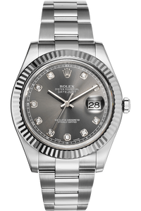 Datejust II with papers White Gold and Stainless Steel Automatic