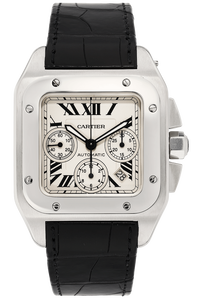 Santos 100 Chronograph Stainless Steel Automatic