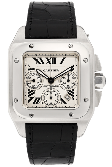 Santos 100 Chronograph Stainless Steel Automatic