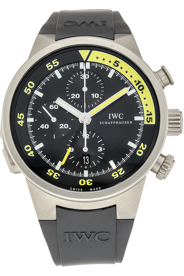 Pre Owned IWC Schaffhausen Aquatimer Split Minute Chronograph Titanium Automatic