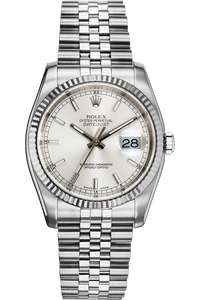 Datejust White Gold and Stainless Steel Automatic