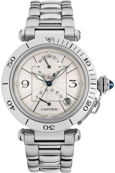 Pasha GMT Power Reserve Stainless Steel Automatic