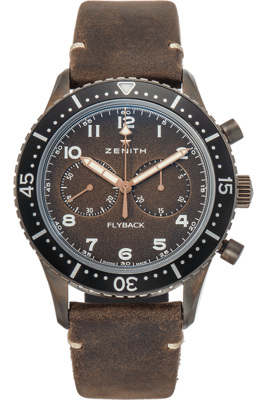 Zenith flyback bronze top